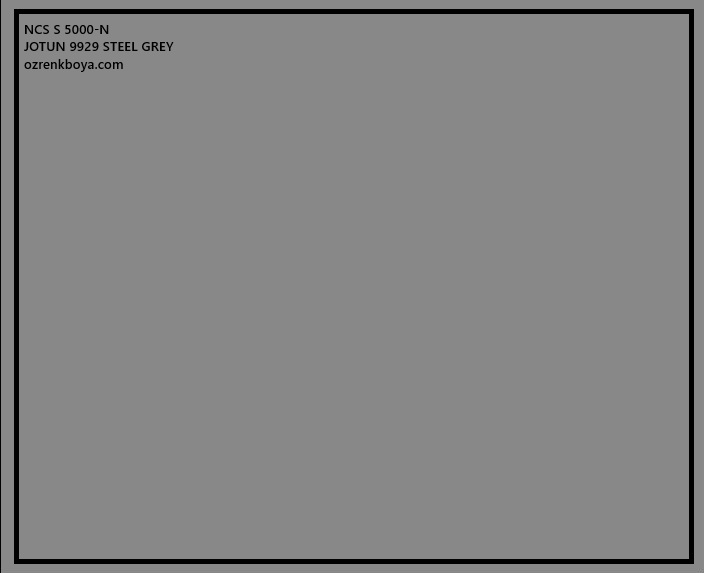 JOTUN TOPCOAT SİLK 9929 STEEL GREY